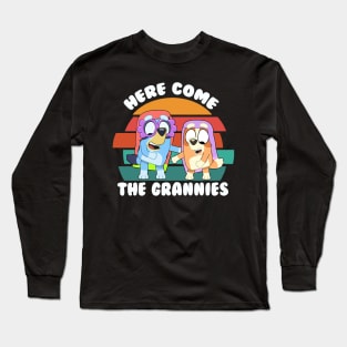 Here Come Dance The Grannies Kids Long Sleeve T-Shirt